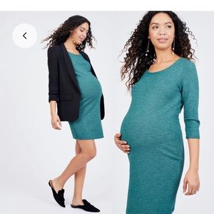 Green shift dress (Maternity)